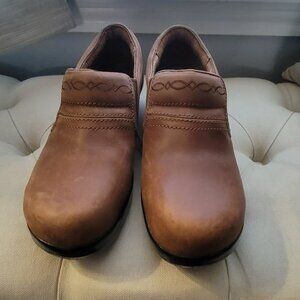 Ariat Women’s Composite Toe Slip-Resistant Clogs Size 10B Brown